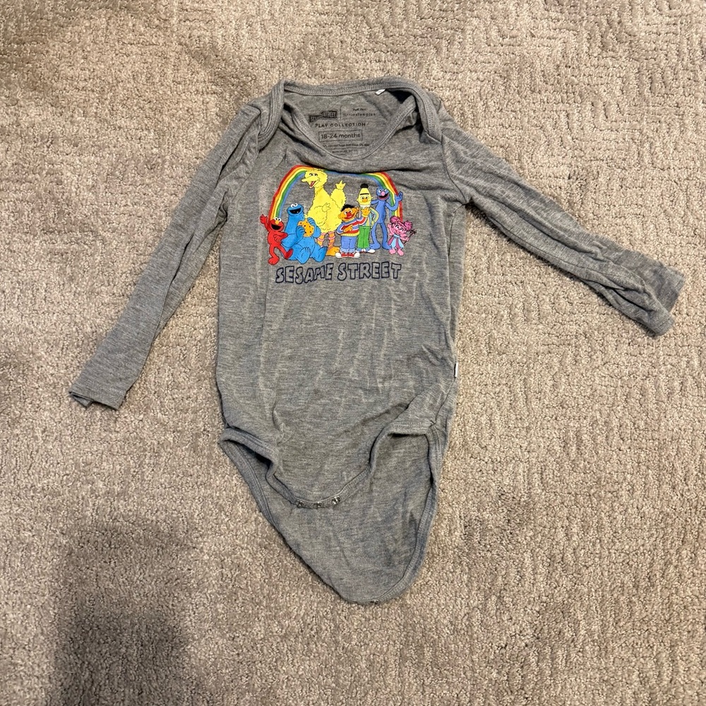 Little Sleepies Play - Seasame Street Graphic Body Suit